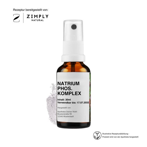 Zimply Natural NATRIUM PHOSPHORICUM KOMPLEX - Pflanzbasierte Rezeptur 30 ml