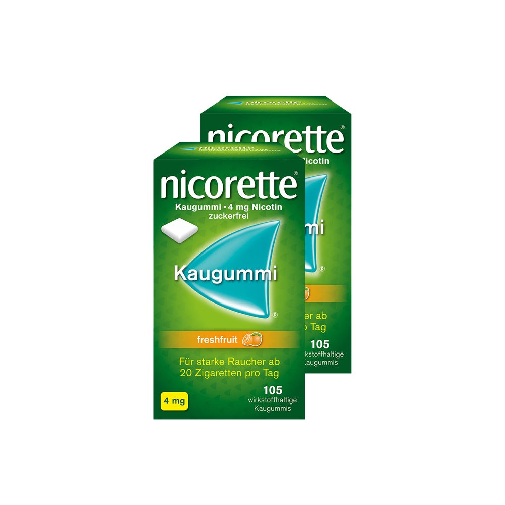 Nicorette 4 mg freshfruit Kaug. Doppelp. 2X105 St