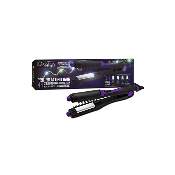 ITALIAN DESIGN ELEKTROGERÄTE Pro-Rotierender Intercambiable Magic Hair Straightener