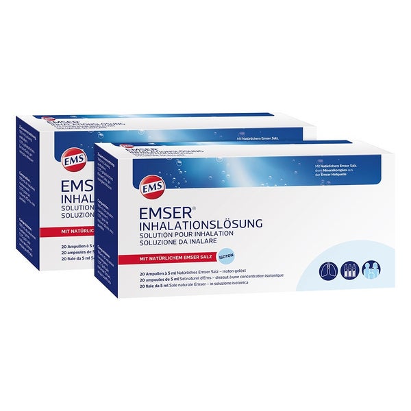 Emser Inhalationslösung Isoton Doppelpack 2X20 St