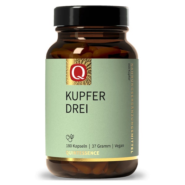 Quintessence Kupfer Drei - 3 mg Kupfer pro Kapsel 180 St