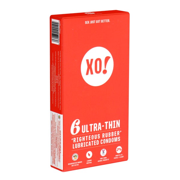 «Ultra Thin» dünne, vegane Kondome (6 Kondome) 6 St