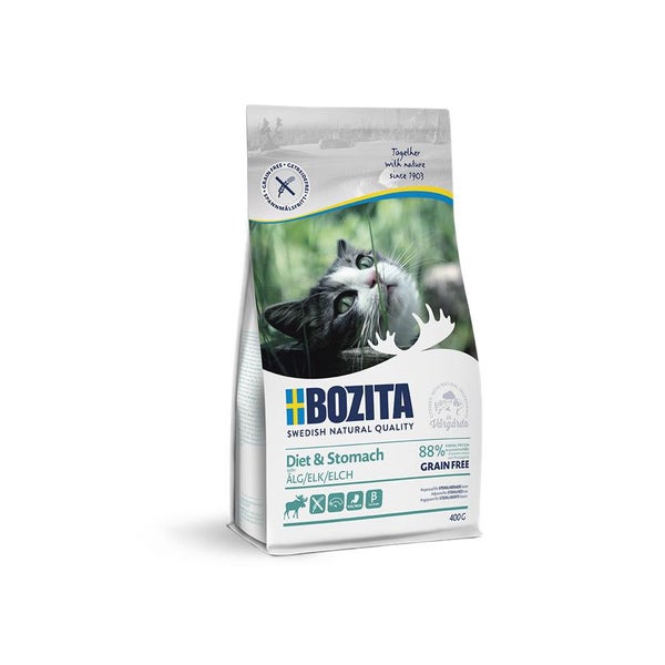 Bozita Katze Diet & Stomach Grain free Elk 0,4 kg