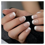 Nagelset 24 kurze Squoval French Spitze Nude wiederverwendba 1 St