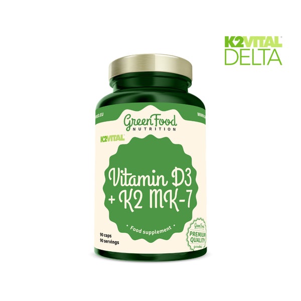 GreenFood Nutrition Vitamin K2VITAL® DELTA + D3 90 St