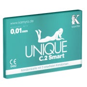 Produktabbildung: «Unique C.2 Smart» latexfreie PRE-ERECTION-Kondome (3 Kondome) 3 St