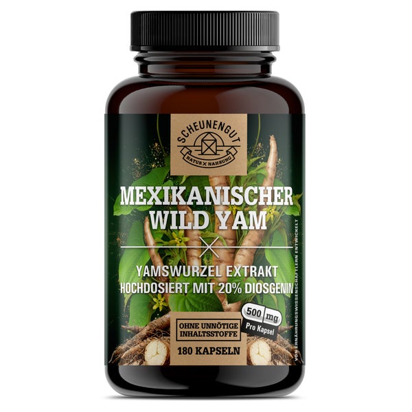 Scheunengut® Yamswurzel Extrakt | Mexikanischer Wild Yams 180 St