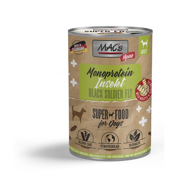 MAC's DOG - Monoprotein Insekten 2,28 kg