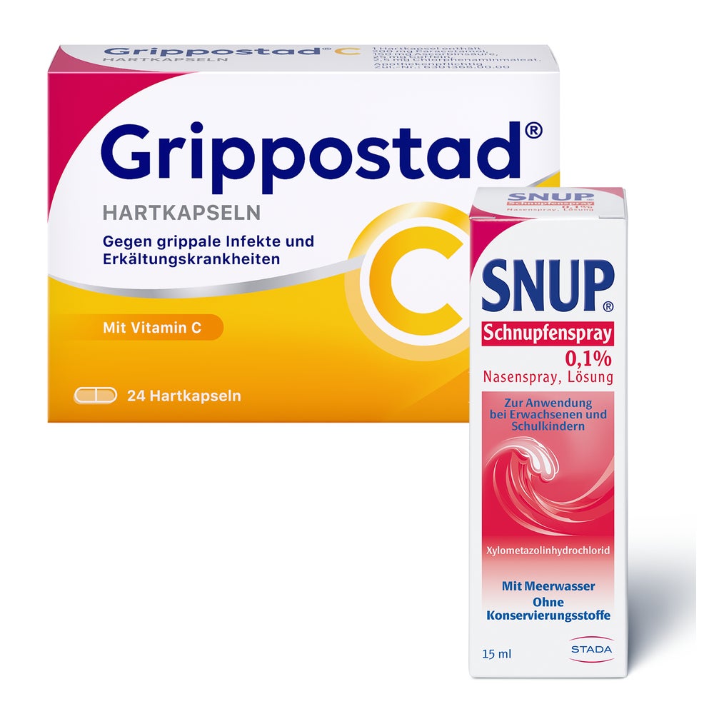 GRIPPOSTAD C 24ST & SNUP 0,1% NAS 15ML 1 Set