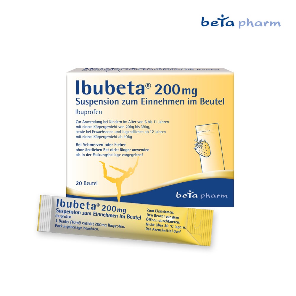 Ibubeta 200 Mg Suspension Zum Einnehmen Im Beutel 20 St