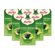 Yogi Tea - Grüner Morgen Bio Grüntee | 6 x 30,6g 6x17 St