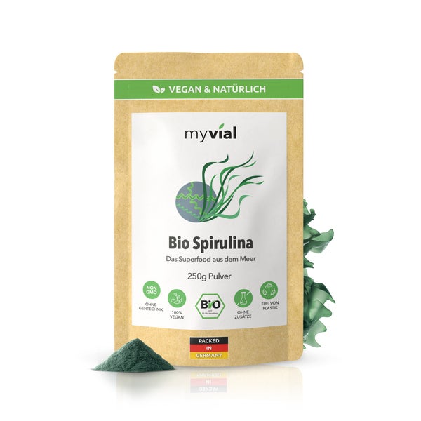myvial® Spirulina Pulver 250 Gramm vegan 250 g