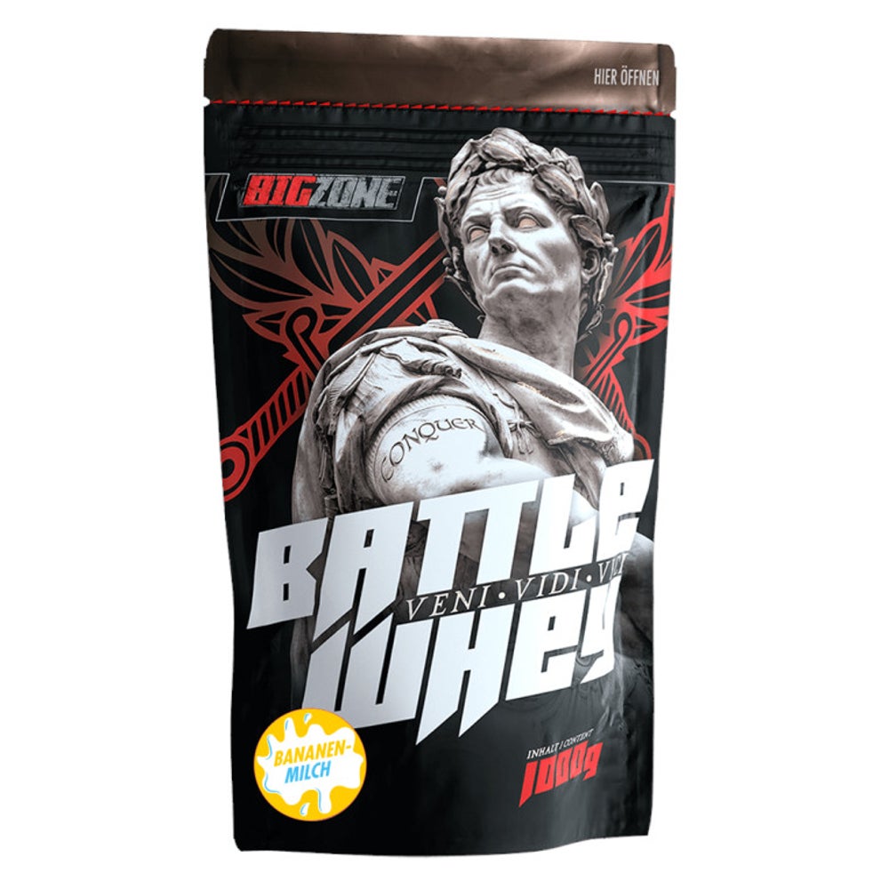 Big Zone Battle Whey Erdbeer-Milch 1000 g
