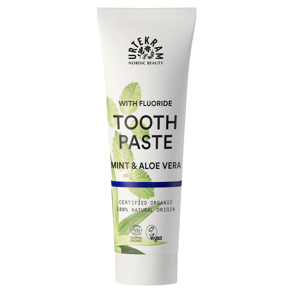Urtekram Mint & Aloe Vera Fluoride Toothpaste 75 ml