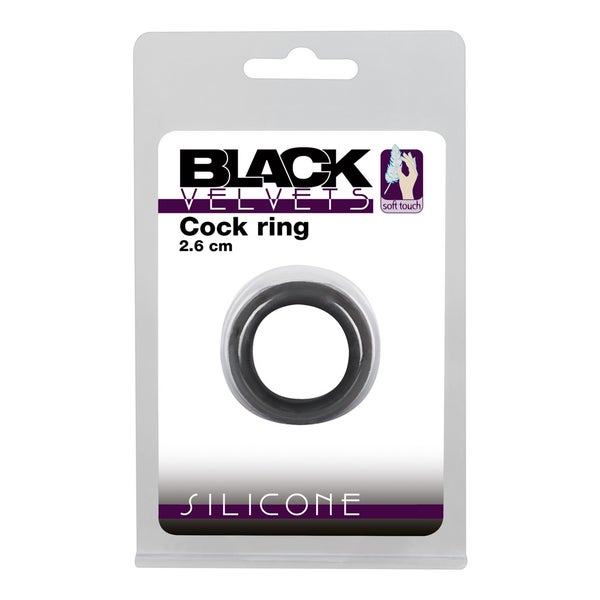 Black Velvets - Penisring mit Druckeffekt 1 St