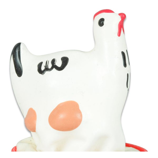 Scherzkondom «Huhn»: Handbemalt, Fruchtbarkeitssymbol (1 Stück) 1 St