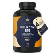 Coenzym Q10 200mg Kapseln Vegan - Ubichinon aus Fermentation 120 St