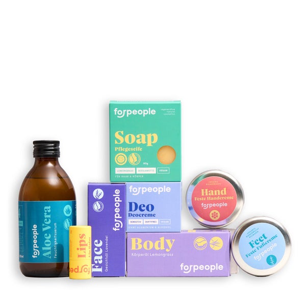 forpeople – Rundum-Pflege-Set Naturkosmetik, komplett & vegan 430 g