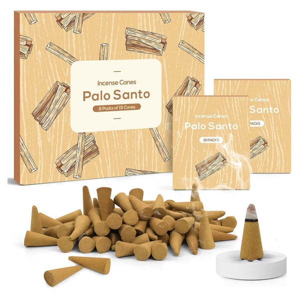 Räucherkegel Palo Santo 120st Geschenkset Duft Räucherkegel 1 St