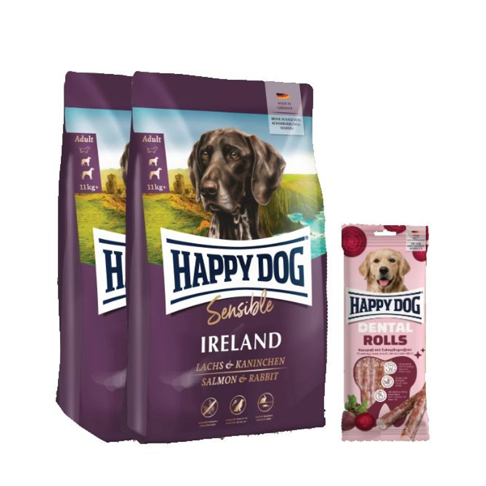 Sensible Ireland Doppelpack + Dental Snacks Dental Rolls 25,1 kg