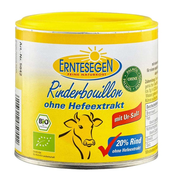 Erntesegen Rinderbouillon hefefrei - Bio 120 g