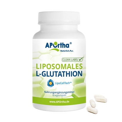 APOrtha® Liposomales reduziertes L-Glutathion - vegane Glutathion-Kapseln 60 St online kaufen
