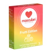 «Frutti Edition»; bunt, fruchtig, 53 mm, befeuchtet 3 Stück (3 Kondome) 3 St