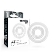Addicted Toys - Ergonomisches Penisring-Set aus  Gummi 1 St