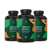 Grünlippmuschel Kapseln - Premium: Kultiviert in Neuseeland 3x450 St