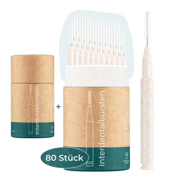 VIGOROUS® Interdentalbürsten nachhaltig ISO 6 (1,1 mm) 80 St