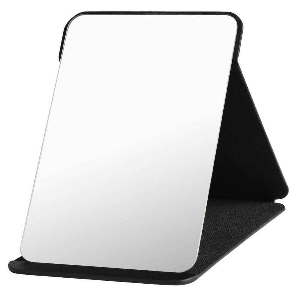 Reisespiegel klappbar tragbar Kosmetikspiegel Schwarz 30L x 1 St