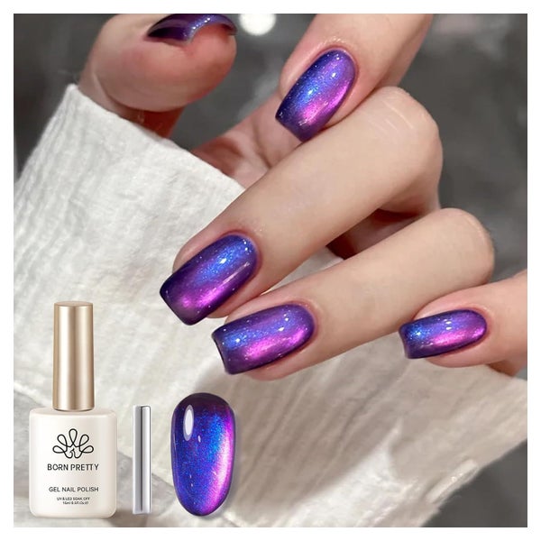 Nagellack Cat Eye Magnetic Gel UV Maniküre Glühwürmchen-Glüh 1 St
