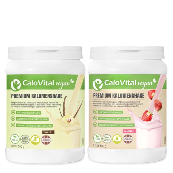 CaloVital 2er Sparset Vanille & Erdbeere 2x 500g 2X500 g