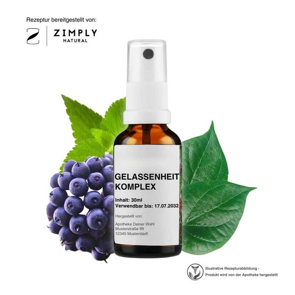 Zimply Natural GELASSENHEIT KOMPLEX - Pflanzbasierte Rezeptur 30 ml