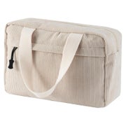 Kosmetiktasche Cord Kulturtasche Makeup Reise Frauen Beige-a 1 St