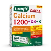 Taxofit Calcium 1200+d3+k Direkt Sticks 20 St