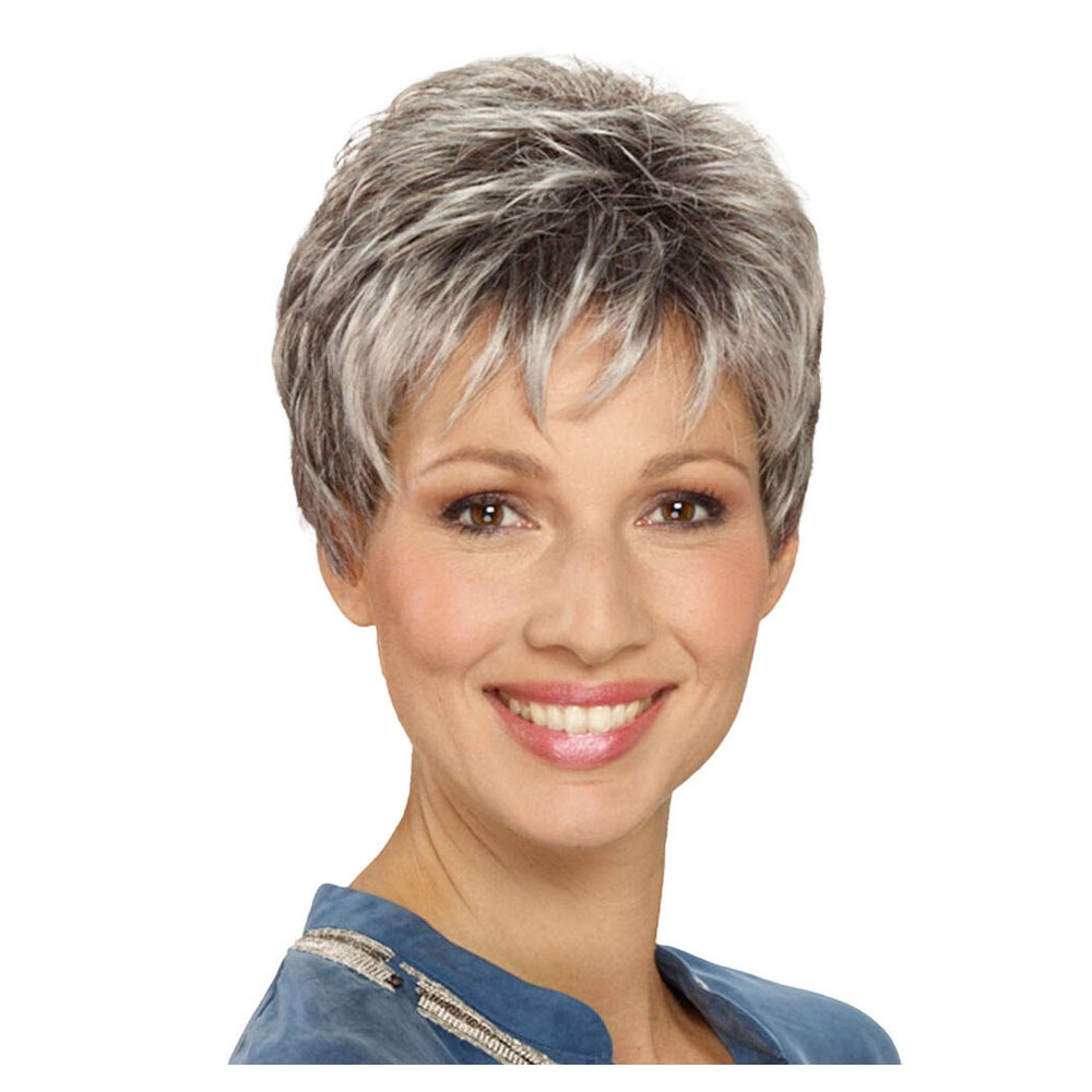 Perücke Sandy von Lofty in Schiefer, hell gesträhnt 1 St