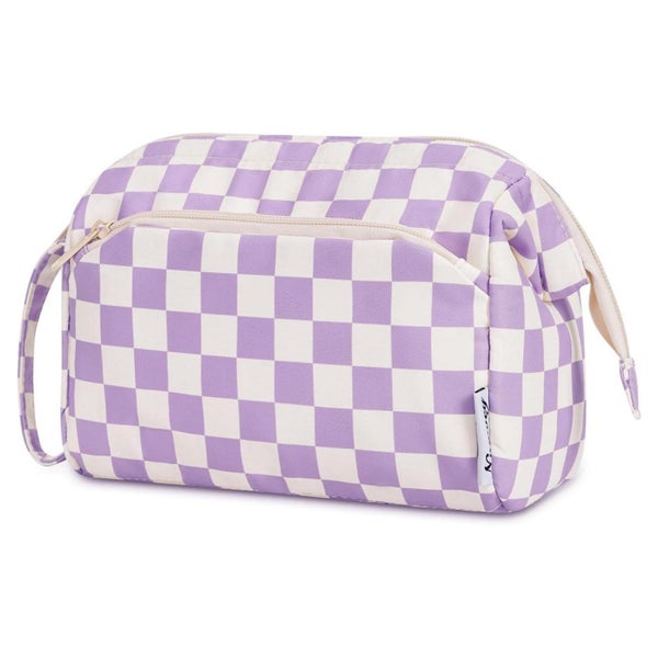 Kulturtasche Kosmetiktasche Schminktasche Damen Reise Gitter 1 St
