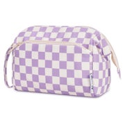 Kulturtasche Kosmetiktasche Schminktasche Damen Reise Gitter 1 St