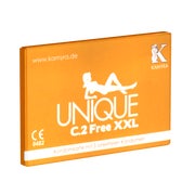 Produktabbildung: Unique Free XXL Kondomkarte, 3 latexfreie XXL-Kondome (3 Kondome) 3 St