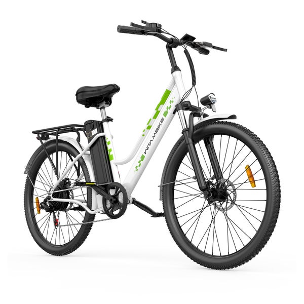 WITAMBIKE C26 Pendler-E-Bike, 36V 15Ah Akku,Weiß 1 St