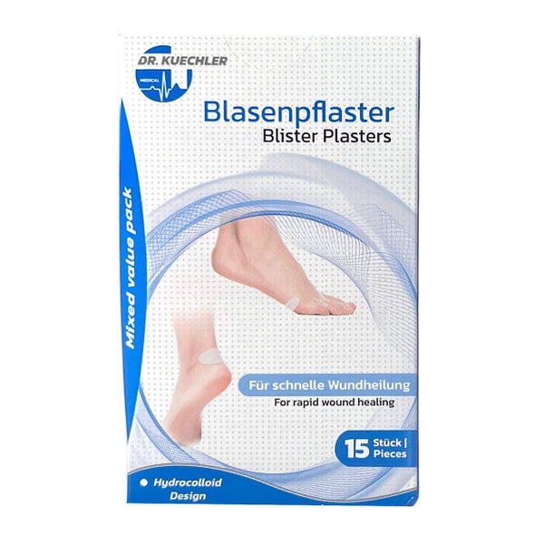 Dr. Kuechler Medical® Blasenpflaster Mixed Value Pack 15 St
