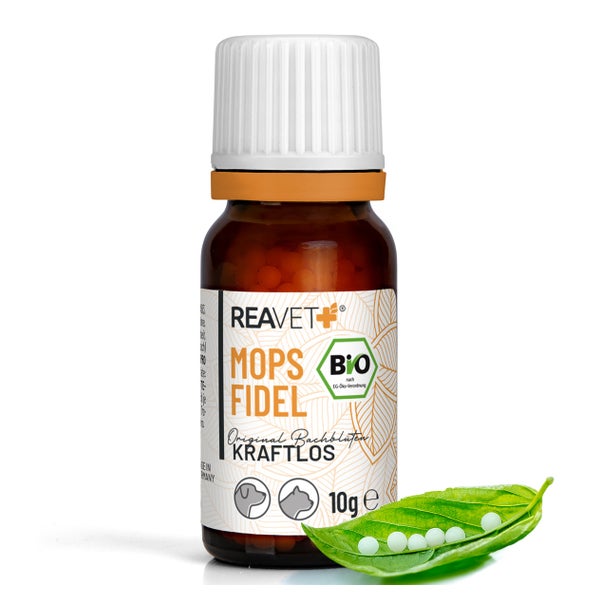 BIO Bachblüten Globuli - Mops Fidel 10 g