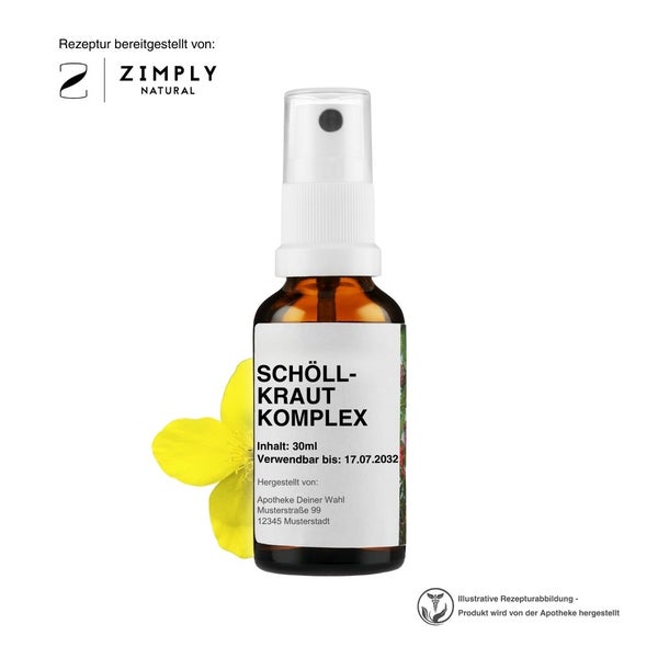 Zimply Natural SCHÖLLKRAUT KOMPLEX - Pflanzbasierte Rezeptur 30 ml