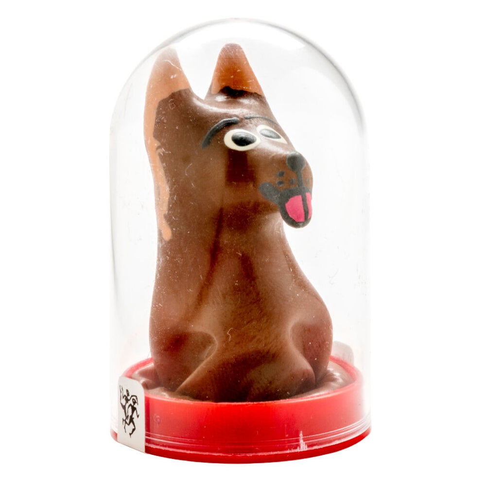 Scherzkondom «Hund»: Handbemalt, Symbol für Freundschaft (1 Stück) 1 St
