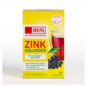 Wepa Zink Holunder+vit.c+zink Pulver 10X10 g