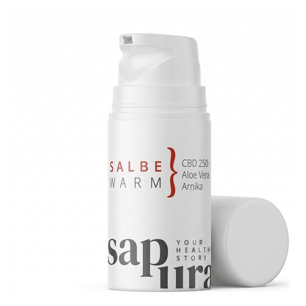 Cannabis CBD Gel 250mg | Wärmende CBD Salbe extra stark 50 ml