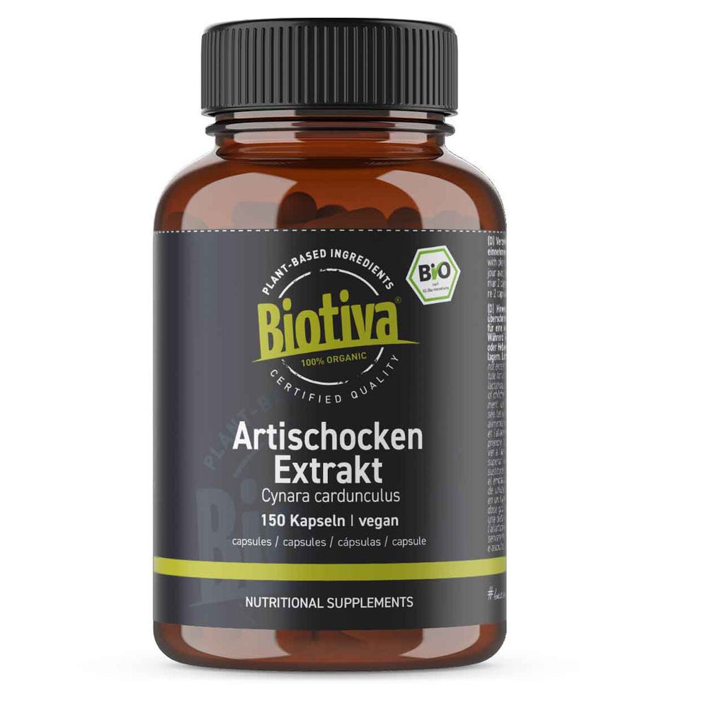 Biotiva Artischocken Extrakt Kapseln Bio 68 g