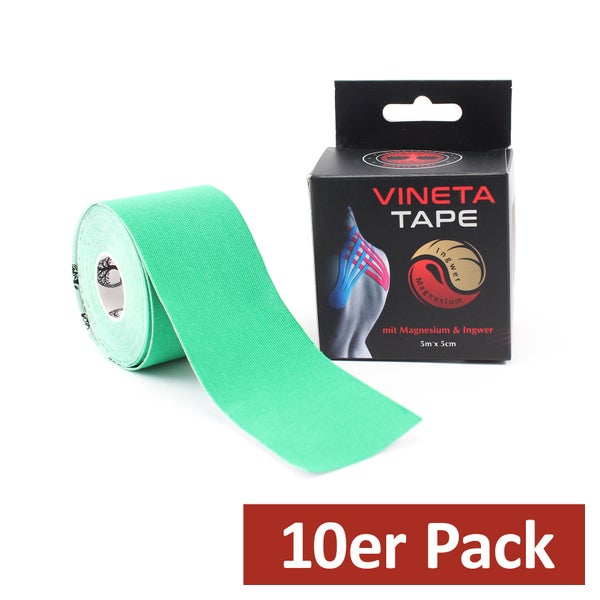 VINETAMED - Vineta Tape Magnesium-Ingwer/grün 10 St