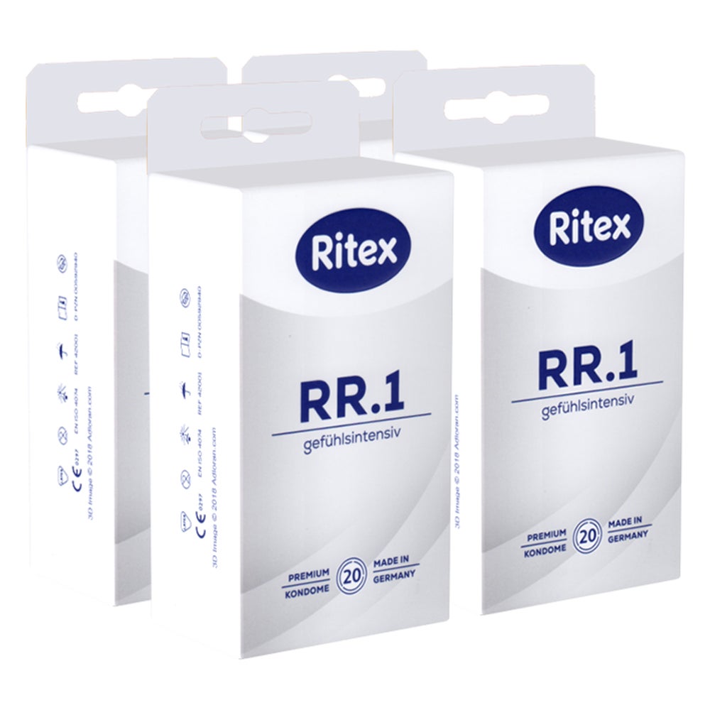 «RR.1» Gefühlsintensiv, 80 Kondome für natürliche Gefühle (80 Kondome) 80 St